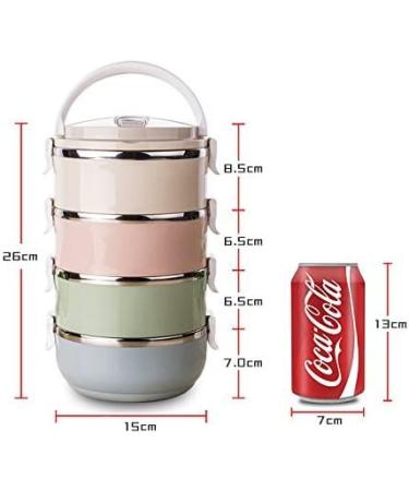 Spill Proof Stainless Steel Pet Travel Bowl - 4 Layer Portable Water and Food Storage Container with Handle for Outdoor Traveling - Buy Online on GoSupps.com