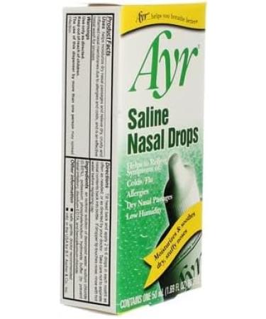 Ayr Saline Nasal Drops 50 mL (Pack of 3) - Buy Online on GoSupps.com