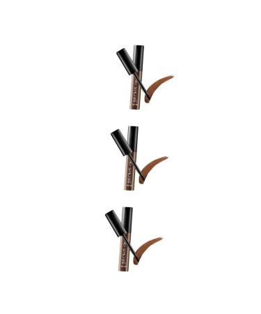 DRESSOOS 3pcs Ladies Gel Eye Long-lasting Dark Brow Pen Off Women Up Waterproof Peel Make