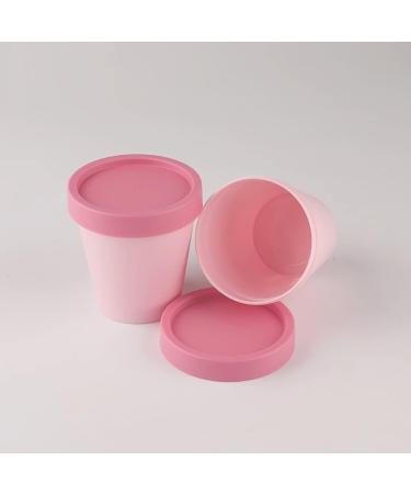 empty jars with lids cosmetic jar B0CKBRDC1B12 PC Empty 50ml Pink Facial Mask Wide Mouth Plastic Jars 50g Leakproof Cosmetic Pot Container with Lids with 6 PC Spatula (Color : Roze Size : 100ml) (C - Buy Online on GoSupps.com