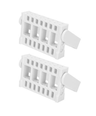 Nail Drill Holder - 16 Hole Display for Nail Artists & Salons - Professional Use (White) - Buy Online on GoSupps.com
