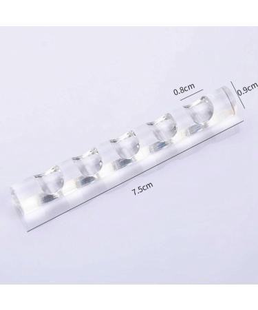 Portable Acrylic Nail Art Brush Holder - Clear Multifunctional Professional Nail Discomfortting Pen Stand - Buy Online on GoSupps.com