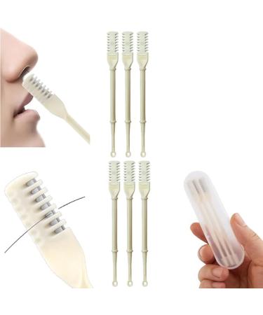 2-in-1 Nasal Hair Cutter 2024 Upgraded Nostril Hair Remover Tool 360 Rotating Nose Hair Trimmer Double Sided Nose Hair Knife for Women and Men
