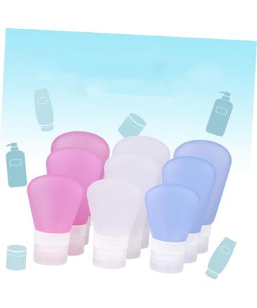 Housoutil 2pcs Shampoo Disposable Containers Silicone Press Bottle Empty Bottle Travel Filling Bluex2pcs Size 1x2pcs - Buy Online on GoSupps.com