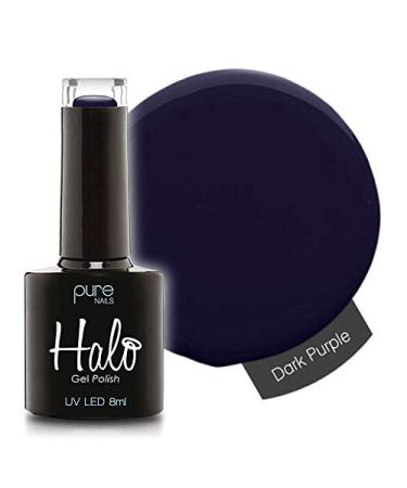 Halo Gel Polish *Full Range 8ml* **CHOOSE YOUR COLOUR(S)** (Dark Purple N2819) Purple 8 ml (Pack of 1)