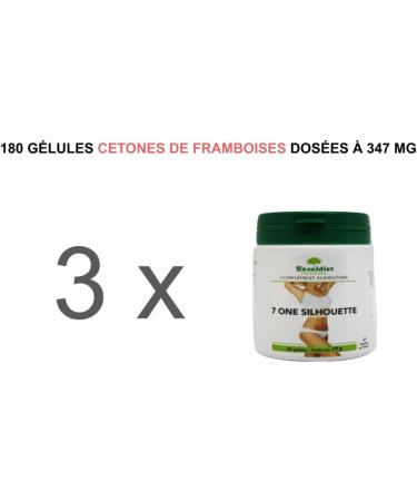 Raspberry Ketones - 180 Capsules dosed at 347 mg | Hunger Control - Limits Weight Gain - Food Supplement Men and Women | Made in France - Buy Online on GoSupps.com