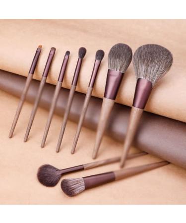 Buy 9-Piece Makeup Brush Set for Loose Powder Blush & Eye Shadow - International Shipping Available - Buy Online on GoSupps.com