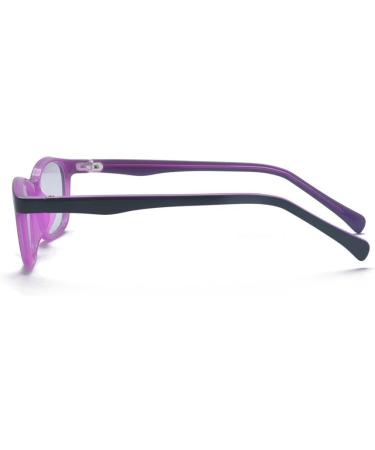 ALWAYSUV Blue Light Blocking Glasses for Kids & Teens - Square Frame Anti Blue Ray Gaming Glasses in Purple - Buy Online on GoSupps.com