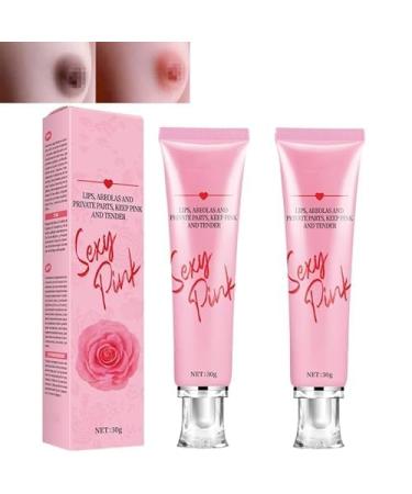 2PCS Pink Privates Intimate Area Cream Rosa Privates rea ntima Crema labios y pezones crema Lips & Nipple Cream Piel Cara Crema Corporal labios Crema Axila