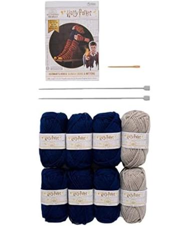 Eaglemoss Hogwarts Ravenclaw Slouch Socks and Mittens Knitting Kit - Harry Potter Wizarding World Replica - Buy Online on GoSupps.com