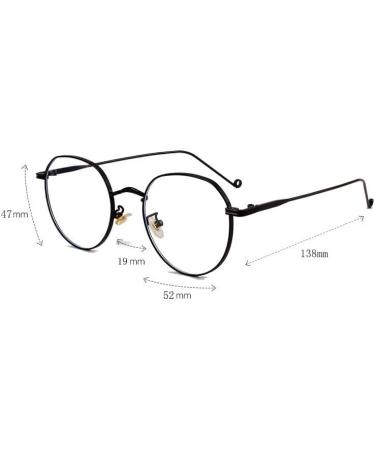 Fuqinqingoz Retro Round Reading Glasses - Anti-Blue Light Flat Light Unisex Design (+350 Color: C66) | Reduce Eye Strain & Improve Comfort - Buy Online on GoSupps.com