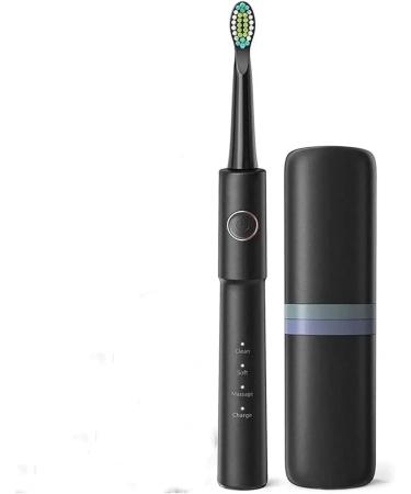 Corsehild Electric Toothbrush Black Rechargeable 5 Cleaning Modes