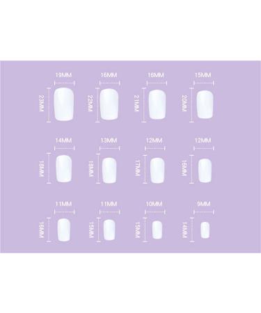 Abstract French Short Oval Fake Nails - 24PCS Full Cover Acrylic Nail Art for Women & Girls - International Shipping - Buy Online on GoSupps.com