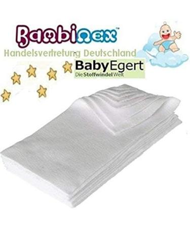 Bambinex ** 10 x Baby Dry Fleece Veils ** For washable diapers during the day + night - Buy Online on GoSupps.com