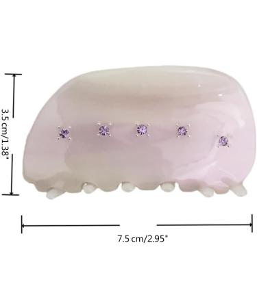 Limtula Summer-vibe Hair Claw Clips Hair Jaw Clip Colorful Nacreous Hair Catch Barrettes Ponytail Holder Hair Props Pearl green - Buy Online on GoSupps.com