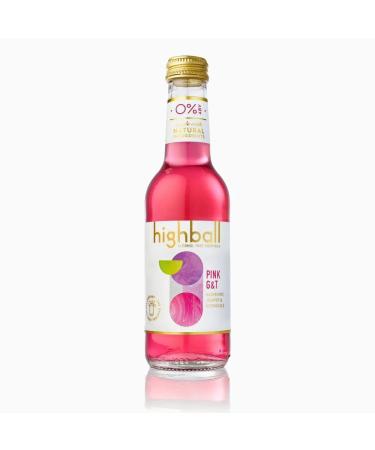 Highball Alcohol Free Cocktails - Pink G&T 4 x 250ml