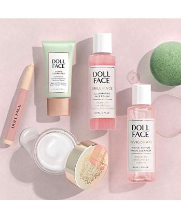 DOLL FACE Brilliance Illuminating Face Polish | Facial Exfoliator Scrub | Pore Purifier | 8oz - Buy Online on GoSupps.com