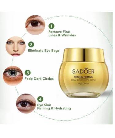 Season Kiss Eye Cream Under Retinol Wrinkle Eye Cream (2PCS) Firming Moisturizer Nourishing Dark Circles Under Eye Cream 35g For Sensitive All Skin - Buy Online on GoSupps.com