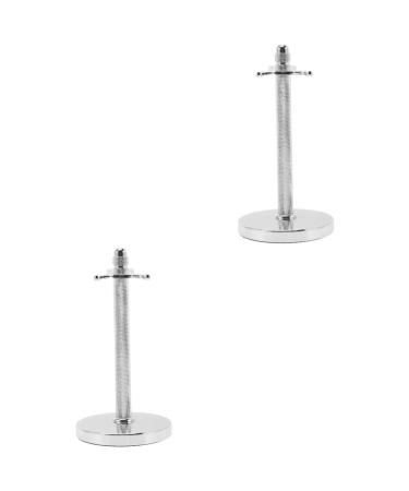 PopetPop 2st Razor holder Gift for men razor and brush stand Razor brush holders holder for safety razor Razor hooks travel aluminum alloy shave represent