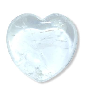 Steinfixx - Gem Stone Herz I Heilstein I Gl cksstein I Chakra -Stein I Taschenstein |Massage stone |Gift for loved ones (mountain crystal)