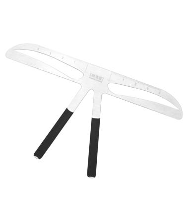 FOMIYES Microblading Line Marker Eyebrow Ruler for Girl Measuring Ruler Equally Divided Template Ruler