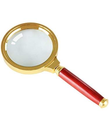 Metal Magnifier Child Elderly Reading Magnifier Spot Check Magnifier Handheld Portable Magnifier Made in China