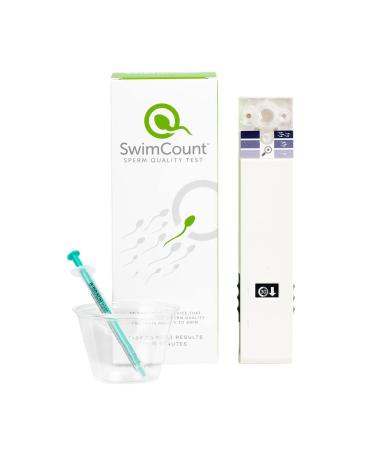SwimCount Fertility Test for Men - Home test that measures the concentration of motile sperm 1 piece