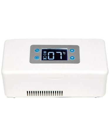 Insulin Cooler Travel Portable Medical Drug Cooling 2-8 C Thermostat Insulin Refrigerator Charging Small Refrigerator White