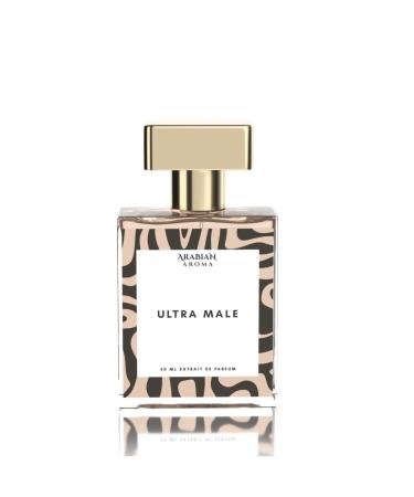 Ara'bian Perfume Ultra Male Eau De Parfum For Men Long Lasting Fragrance For Gents With Lavender Cinnamon Amber Notes Extrait De Perfume 50ml (1.7 Fl Oz)