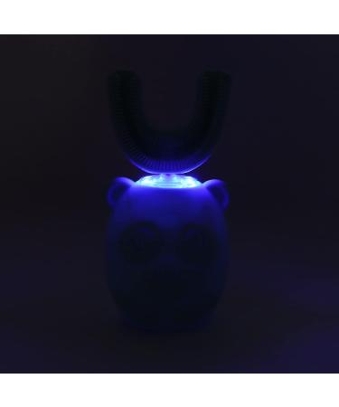 Electric Children's Toothbrush - Automatic U-Shaped Light-Up Brush IPX7 Waterproof for Kids (Blue) - Buy Online on GoSupps.com