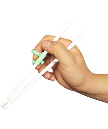 MUBOYI Adult Training/Helper Chopstick Right Handed Easy to Use Cheater Reusable for Hand Shake Stiffness Embarrassed Elderly and Disabled A