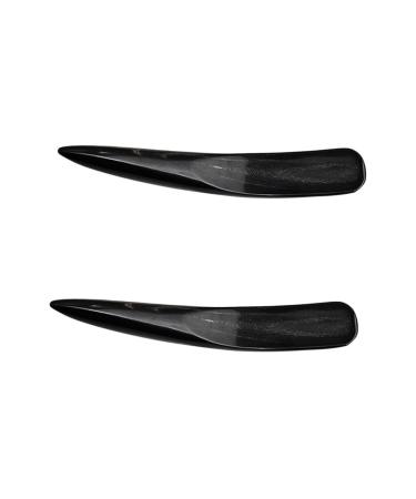 Lurrose 2 STK massage tab SCHABEILS PONT-MASSAGE TOON Multifunctional massage tab Massage device Stab massage Body massage board Magic wandering rod acupuncture dot horn crystal 17x3cmx2pcs blackx2st
