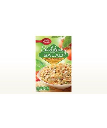Betty Crocker, Suddenly Salad, Pasta Creamy Parmesan, 6.2oz Box (Pack of 4)