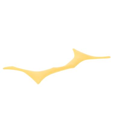 DOITOOL Accessories Brow Makeup Supplies Brow Shaping Template Brow Stencil Brow Template Makeup Tools Make up Auxiliary 17.3x5.9cm Yellow