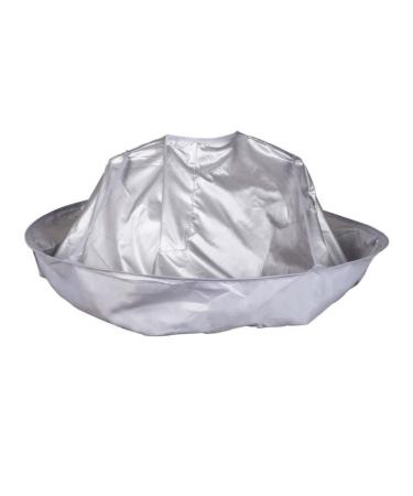 Hair Cape Wrap for Salon & Barber - Silver Hairdressing Umbrella Cloak for Adults - Buy Online on GoSupps.com