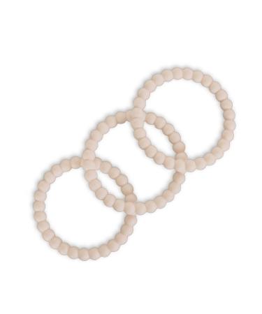 ohlivia | Janne teething ring set of 3 | Solid - Cosmic Latte