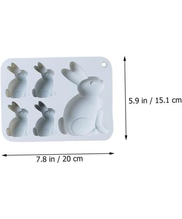 Alipis 2pcs Easter Cake Mold Cake Pan Candle Molds Silicone Molds Molde De para Resina Rabbit Mold Soap Mold Bunny Mold Silicone Food-Grade Silicone Mold Chocolate Bunny Molds Silica Gel - Buy Online on GoSupps.com