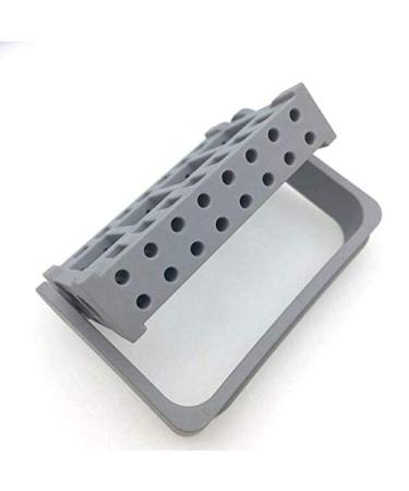 1pc Professional 16 Holes Nail Drill Bits Holder Display for Electric Bur Exhibition Displayer Manicure Nail Art Tools - (Color: GY)