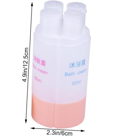 HAPINARY 1pc Set Leakproof Travel Bottle Makeup Container Shampoo Container Refillable Cosmetic Containers Shampoo Travel Container Hair Shampoo Lotion Bottle Liquid Water Dispenser Pink medium Pink - Buy Online on GoSupps.com