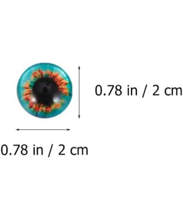 Buy MILISTEN 50pcs Glass Eye Cabochon - 20mm Mixed Pattern Flat Back for Jewelry Making & DIY Accessories - Buy Online on GoSupps.com