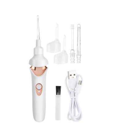 JINRUOLIU Ear Scoop with Light USB Electric Ear Cleaner Self Priming Ear Scoop Ear Cleaner for Removing Ear Wax