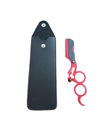 Stainless Steel Double Ring Barber Razor - Beard Trimmer with Safety Pouch for Men & Women | Personal Care & Salon Use - Buy Online on GoSupps.com