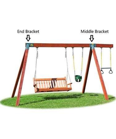 Eastern Jungle Gym Easy 1-2-3 A-Frame Swing Set Bracket - Heavy Duty, Easy DIY Installation - Swing Set Parts - Buy Online on GoSupps.com
