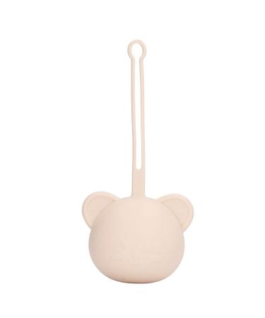 Silicone Pacifier Case for Travel | Baby Pacifier Storage Bag | Milk Tea Color Accessories for Boys & Girls - Buy Online on GoSupps.com