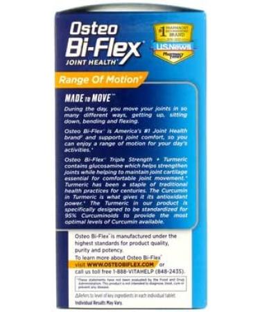 Osteo Bi-Flex Joint Health Triple Strength + Turmeric - 80 Coated Tablets - Buy Online on GoSupps.com