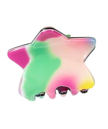 xbiez Star Hair Claw Clip for Women Little SharkClip Hair Banana Clip Jaw Clamp Y2k Hair Barrettes Female Hair Decor Jewelry 5
