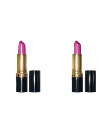 REVLON Super Lustrous Lipstick High Impact Lipcolor with Moisturizing Creamy Formula Infused with Vitamin E and Avocado Oil in Berries Dramatic (770) 0.15 oz (Pack of 2) Dramatic 0.15 Ounce (Pack of 2)
