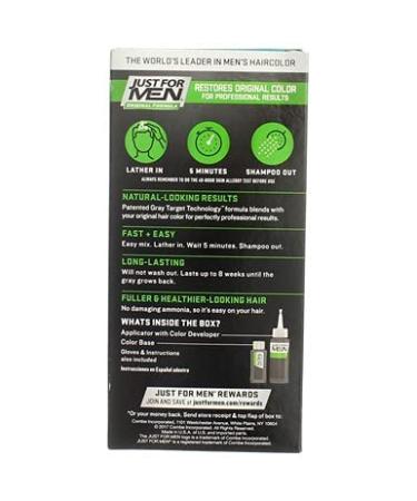 Just For Men H-15 Hair Color Kit - Dark BlondLightest Brown for Men - Buy Online on GoSupps.com