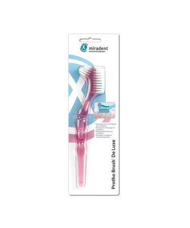 MIRADENT denture brush Protho Brush pink trans. 1 pc