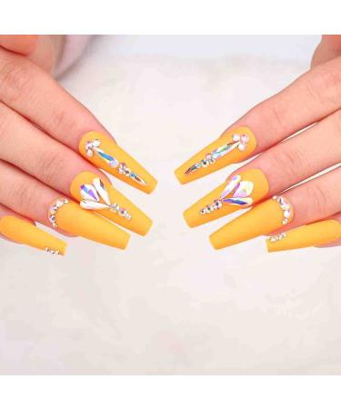 504pcs/Bag XXL No C-Curve Tapered Coffin False Nails Tips Clear/Natural  Half Cover French Extra Long Fake Nails Art Salon Tips - AliExpress